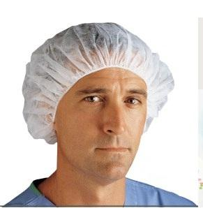 Bouffant Caps White (Dynarex)